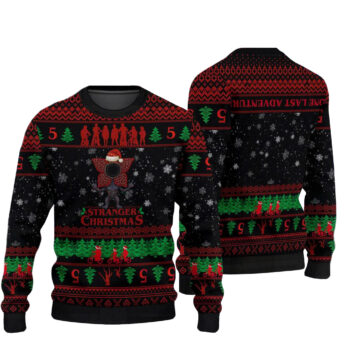 Stranger Things 5 Ugly Christmas Sweater 2025