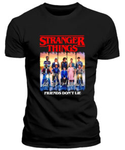 Stranger Things Friends Don’t Lie Cast Members Signatures T-Shirt