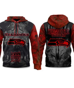 Stranger Things Seahawks Season 5 Hoodie