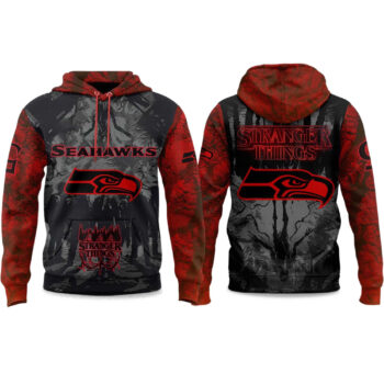 Stranger Things Seahawks Season 5 Hoodie
