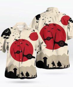 TIE Fighter Rising Su Star Wars Hawaiian Shirt