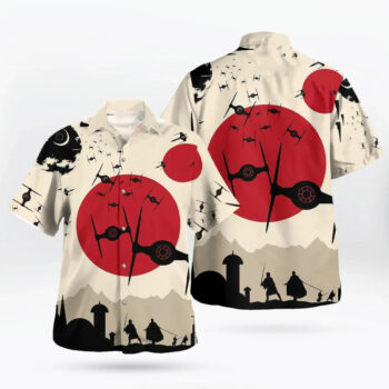 TIE Fighter Rising Su Star Wars Hawaiian Shirt