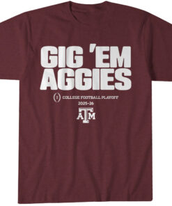 Texas A&M Football 2025 CFP Team Slogan T-Shirt
