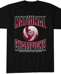 Texas A&M Volleyball 2025 NCAA Champions T-Shirt
