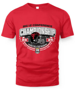 Texas Tech Red Raiders Big 12 Championship 2025 Football T-Shirt