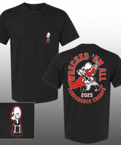 Texas Tech Red Raiders Wreck Em All 2025 Conference Champs T-Shirt