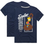 The Simpsons Navy Dallas Cowboys T-Shirt