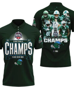 Tulane Green Wave Football Champs Polo Shirt