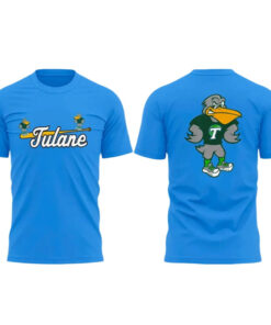 Tulane Green Wave Football Sluggerbird 2026 T-Shirt