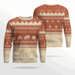 Twin Peaks Damn Good Holiday Ugly Christmas Sweater 2025 Orange 1 Twin Peaks Damn Good Holiday Ugly Christmas Sweater 2025 Orange