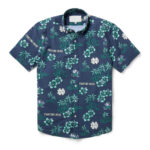 University of Notre Dame Kekai Performance Navy Hawaiian Shirt