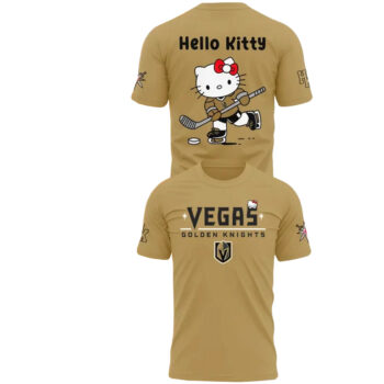 Vegas Golden Knights x Hello Kitty 2025 T-Shirt