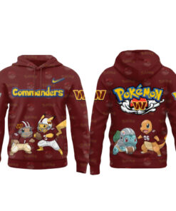 Washington Commanders x Pokemon Hoodie