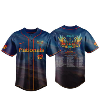 Washington Nationals x Journey Final Frontier Tour 2026 Baseball Jersey