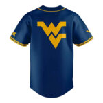 West Virginia Mountaineers Navy Baseball Jersey