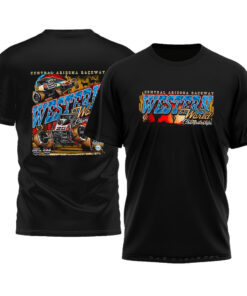 Western World Championships Central Arizona Raceway Car Racing Graphic T-Shirt