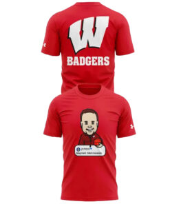 Wisconsin Badgers Greg Gard Silent Assassin Red T-Shirt