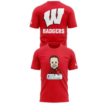Wisconsin Badgers Greg Gard Silent Assassin Red T-Shirt