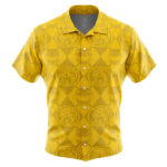 Yellow Ranger Pattern Power Rangers Hawaiian Shirt