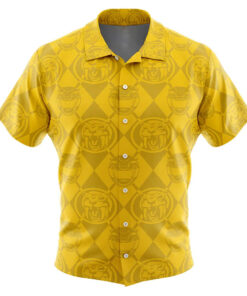 Yellow Ranger Pattern Power Rangers Hawaiian Shirt