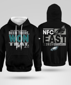 Philadelphia Eagles NFC East Champions 2025 Been There Won That Hoodie