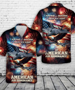 1776-2026 250th Years of American Air Dominance Hawaiian Shirt