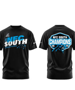 2025 Carolina Panthers NFC South Division Champions T-Shirt