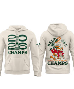 2026 Miami Hurricanes Fiesta Bowl Champions Hoodie