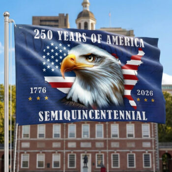 250 Years of America Semiquincentennial 1776-2026 Flag