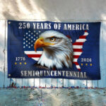 250 Years of America Semiquincentennial 1776-2026 Flag