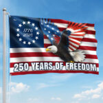 250 Years of Freedom 1776-2026 Flag