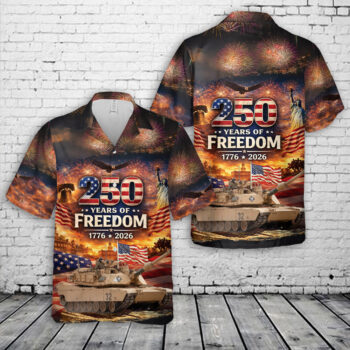 250th Years of Freedom 1776-2026 Hawaiian Shirt