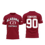Alabama Crimson Tide Thank You For The Memories Eddie Conyers 90 T-Shirt