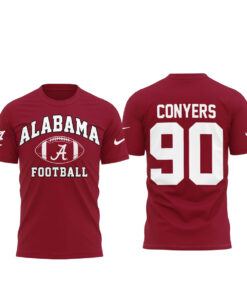 Alabama Crimson Tide Thank You For The Memories Eddie Conyers 90 T-Shirt