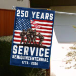 American Flag-USA 250th Anniversary Service Semiquincentennial Patriotic