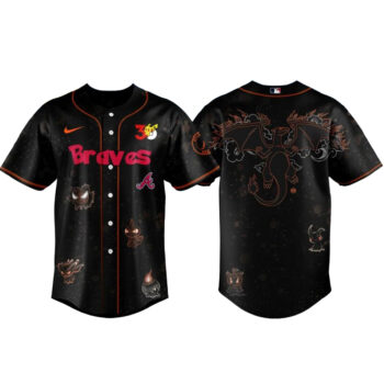 Atlanta Braves Pokemon 30th Anniversary 1996-2026 Baseball Jersey