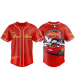 Boston Red Sox x Cars Lightning McQueen 20th Anniversary Baseball Jersey