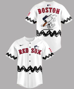 Boston Red Sox x Peanuts Night Baseball Jersey