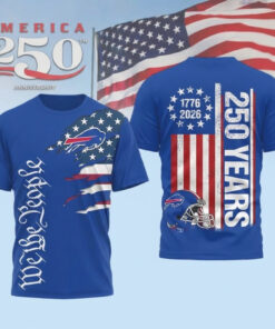 Buffalo Bills Football League We The People USA 250th Anniversary T-Shirt