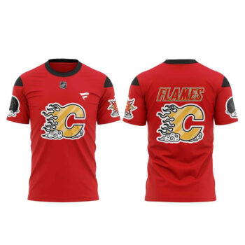 Calgary Flames East Asian Night 2026 Celebration T-Shirt