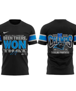 Carolina Panthers 2025 NFC South Division Champs Been There Won That T-Shirt