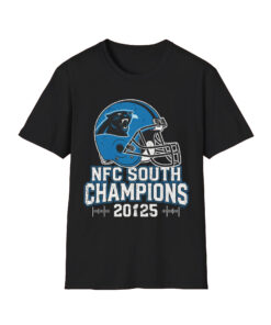 Carolina Panthers NFC South 2025 Champions Shirt