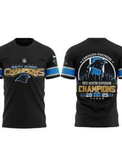 Carolina Panthers NFC South Division Champions T-Shirt