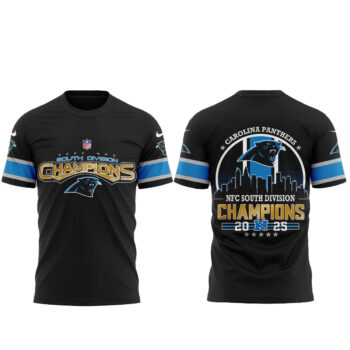 Carolina Panthers NFC South Division Champions T-Shirt