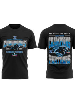 Carolina Panthers NFC Wild Card South Champions For Fan T-Shirt