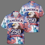 Celebrating 250th Anniversary United States Hawaiian Shirt 4th of July