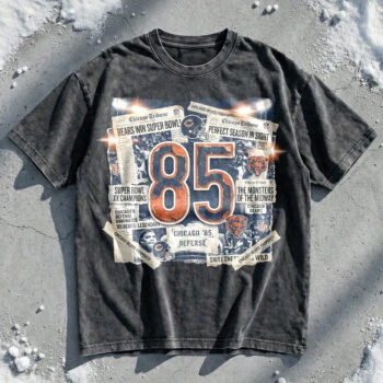 Chicago Bears Win Super Bowl XX Champions Wash T-Shirt