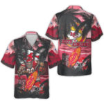 Chiefs Kingdom Kansas City Chiefs Tropical Tiki Surfboard Hawaiian Shirt