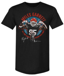Cleveland Browns Myles Garrett All-Time Single Season Sack King T-Shirt