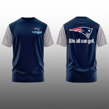 Coach Mike Vrabel New England Patriots T-Strong We All We Got T-Shirt
